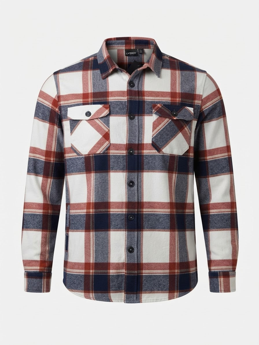 LIVERGY Men’s Flannel OverShirt