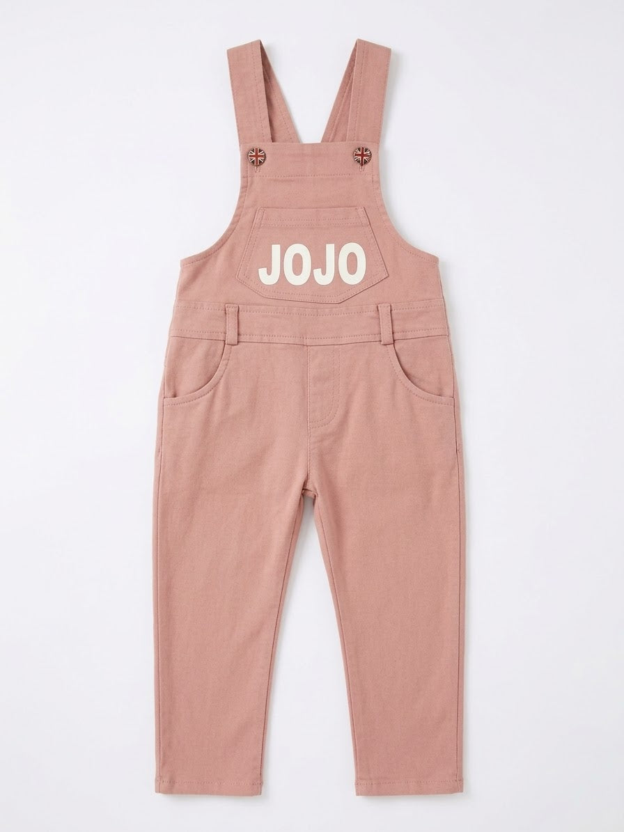 Girls’ Cotton Sleeveless Overalls