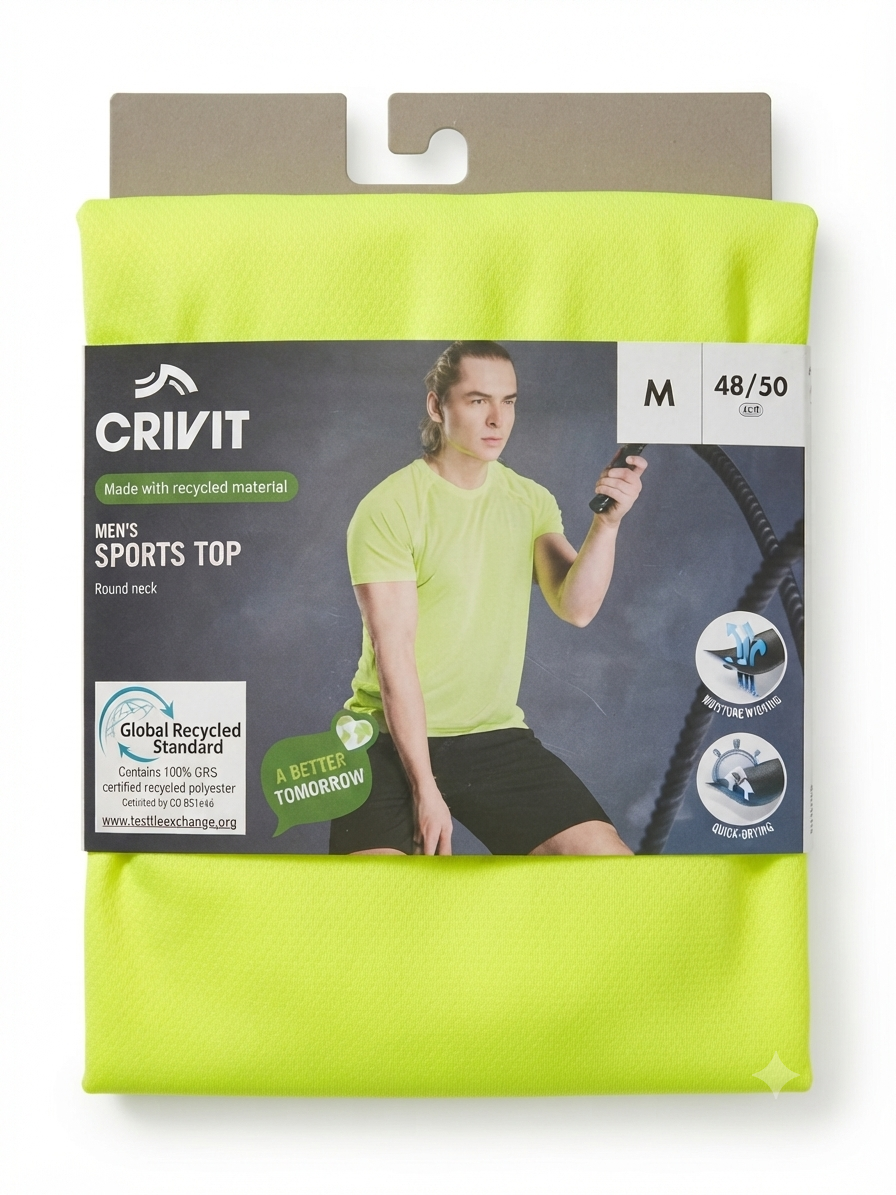 تي شيرت رياضي للرجال من CRIVIT