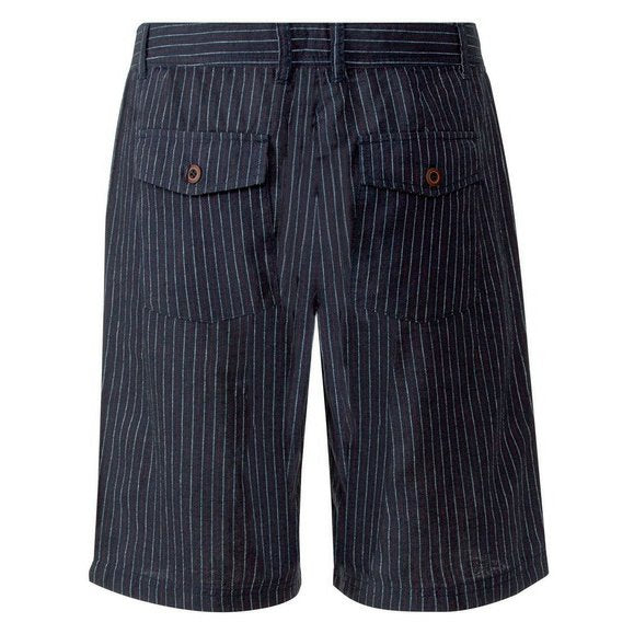LIVERGY Men’s Striped Shorts (Navy)