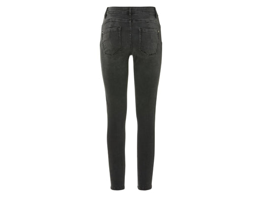 ESMARA Women’s Super skinny fit Jeans (Dark Grey)