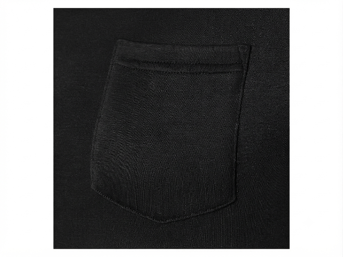LIVERGY Men’s Viscose PJ Top ( Black)