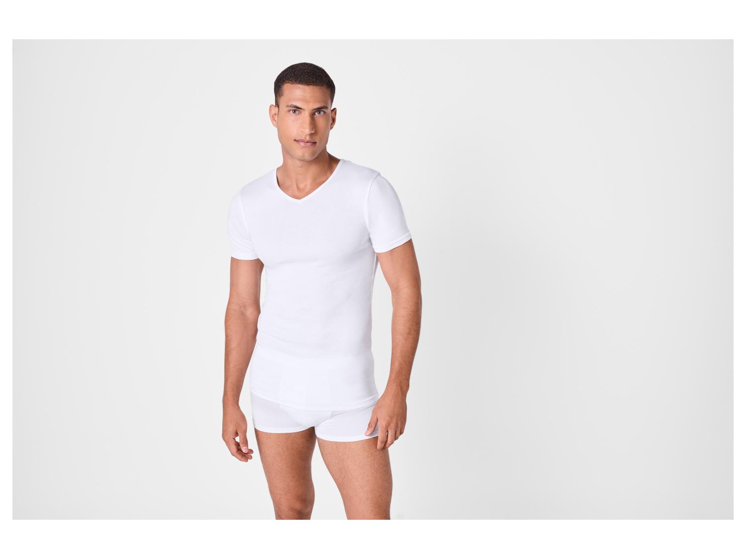 Men’s Shortsleeve Undershirts, 2 pcs ( V-neck)