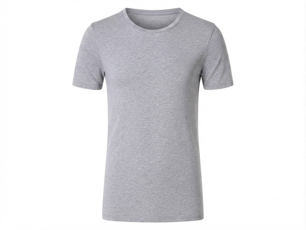LIVERGY Men’s Short sleeve Undershirt (Grey)