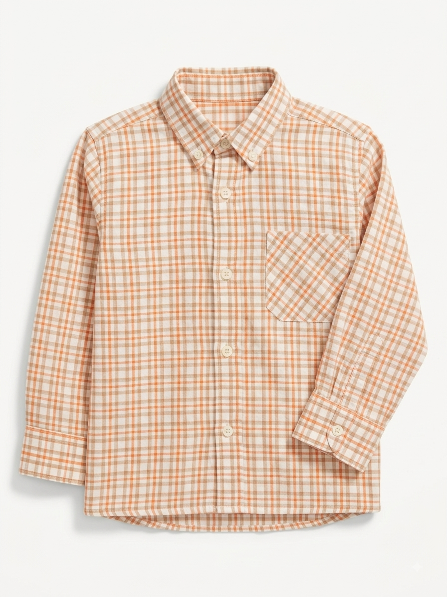 Boys Longsleeve Plaid Shirt