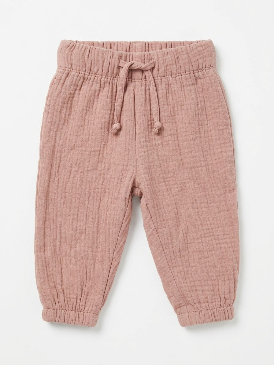 LUPILU Baby Girl’s Muslin Pants