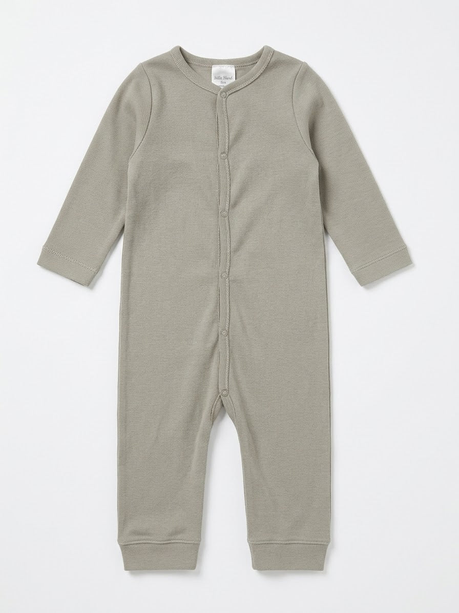 Babies’ Long-sleeved Overalls (Greige)