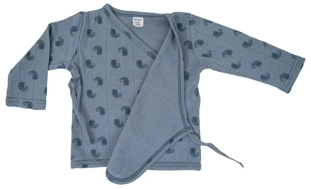 LODGER Babies’ Fold Over Bodysuit (Blue)