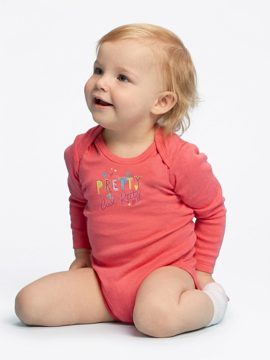 LUPILU Baby Girl’s Longsleeve Bodysuits , 2 pcs