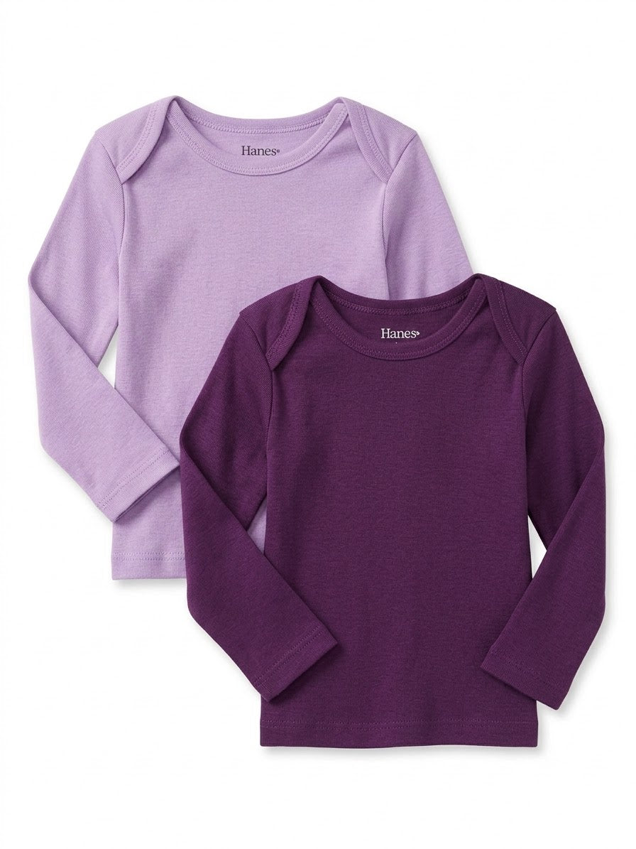 Baby Girl’s Longsleeve Top , 2 pcs