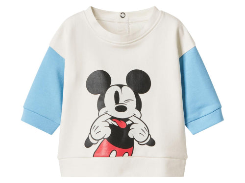 Baby Fleece Sweatsuit: sweatshirt/pants - Mickey Mouse