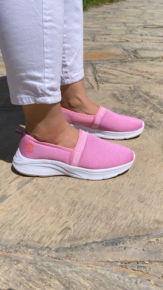 Gin Tonic Slip On Pink Sneakers