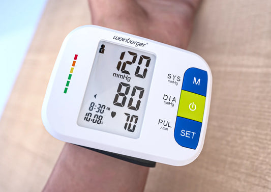 Wrist blood pressure monitor