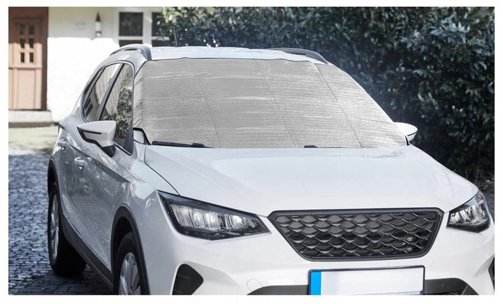 ULTIMATE SPEED® thermal windscreen protector, with clamping tabs for fastening