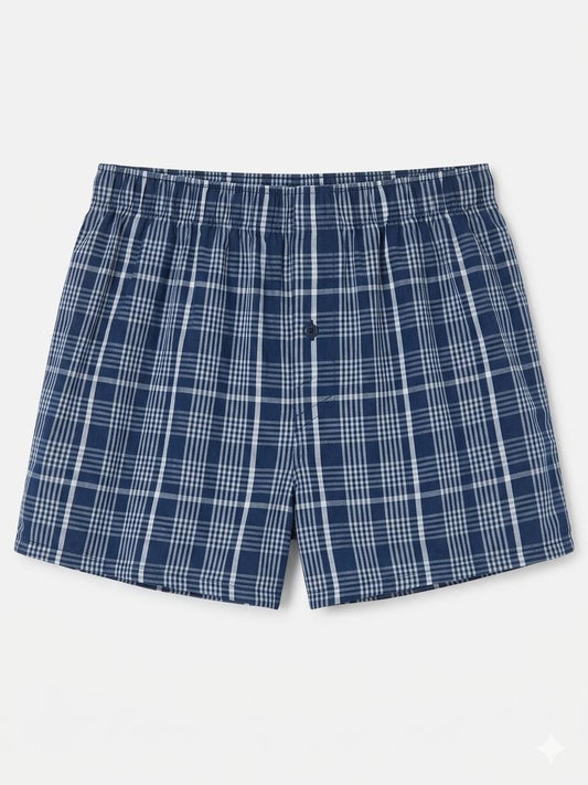 LIVERGY pack of 2 Men’s boxers shorts, blue & navy