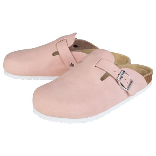 Women's clogs with adjustable buckles