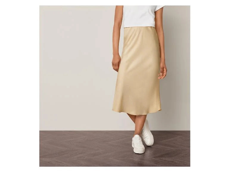 Esmara® satin midi skirt
