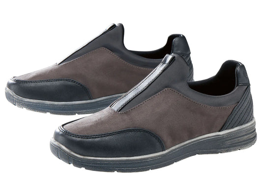 Women's casual shoes, width G, with Footflexx anti-stress shock absorber (Dark Grey)