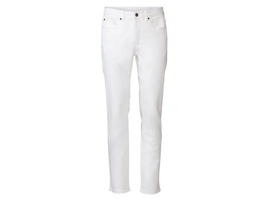 LIVERGY® Men's jeans "Slim Fit", White
