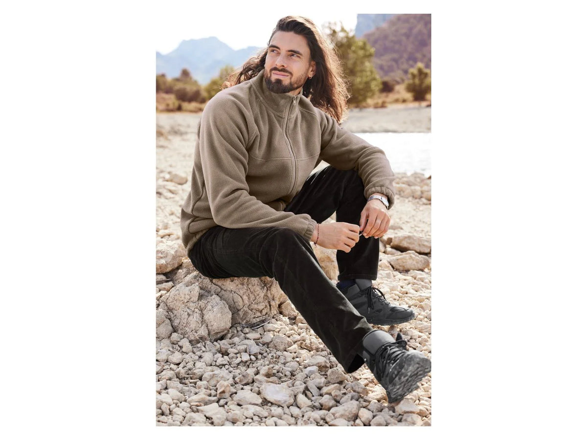 بنطلون رجالي LIVERGY® مخملي (قَصَّة مستقيمة)