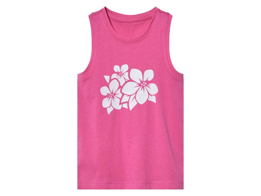 Children's Sleeveless Pajamas Shorts - Lupilu - Flowers