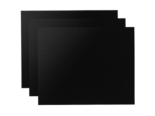 دعنا نشوي طقم حصائر شواء غير لاصقة - عبوة من 3 قطع (50 × 40 سم)