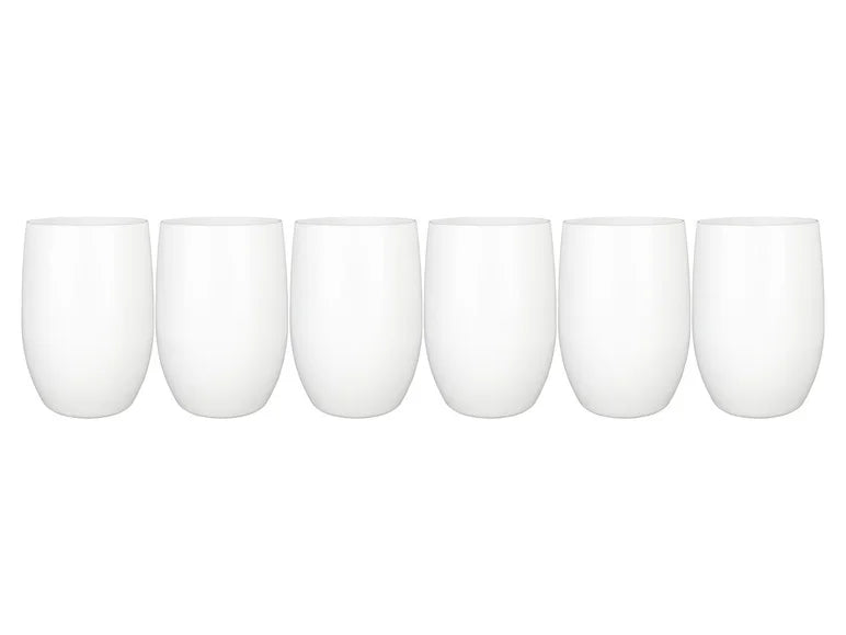Set of plastic glasses, 6 pieces