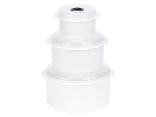 Set of 3 microwave containers