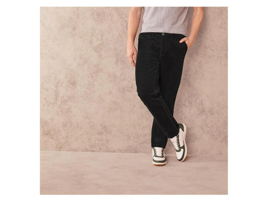 Men's velvet trousers LIVERGY® (Slim Fit)