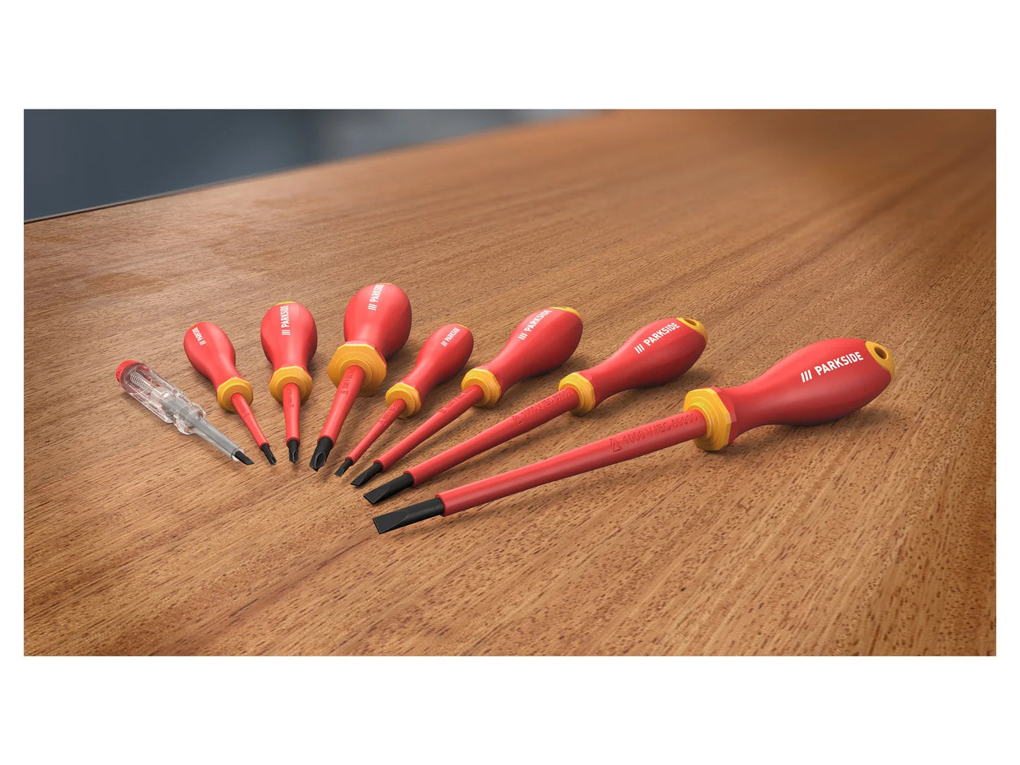 VDE screwdriver set, 8 pieces, up to 1000 volts