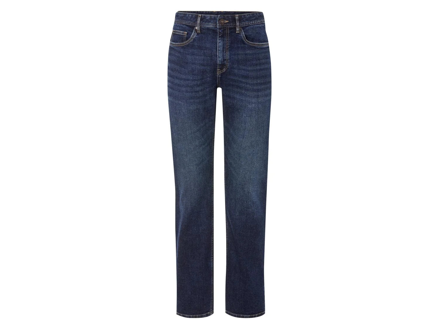 LIVERGY® Men's Straight Fit Jeans (Dark Blue)