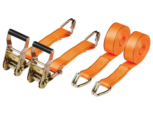 ULTIMATE SPEED® Ratchet straps (Lashing ratchet straps, 2 pieces)