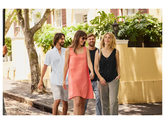 Esmara® Women's linen dress (Apricot)