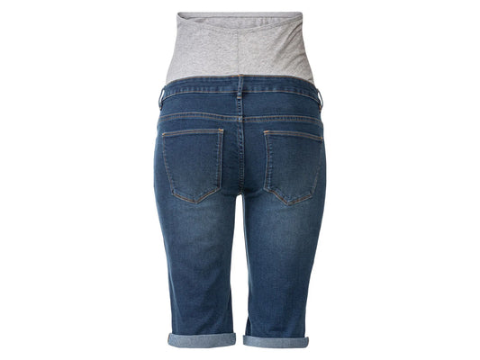 Maternity shorts in jeans