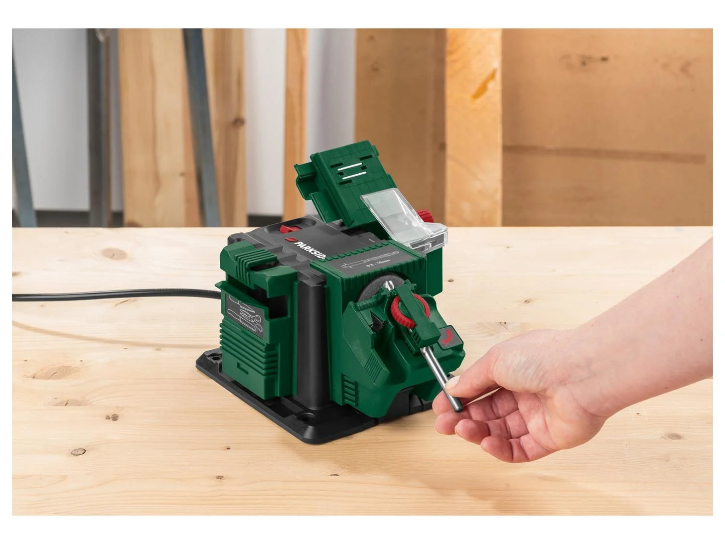 Sharpening station »PSS 65 D1«, with diamond grinding wheel