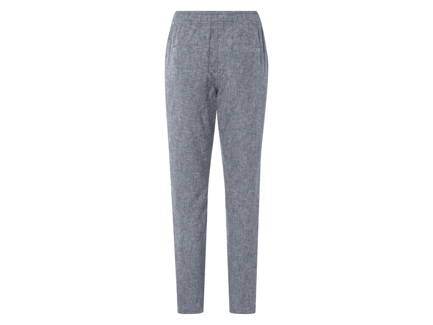 TOWNLAND Men's linen trousers, Straight Fit
