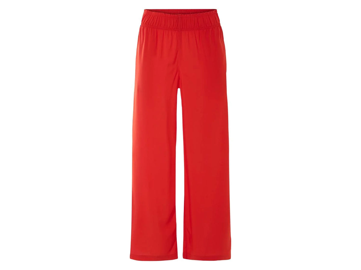 Women's Palazzo Pants, Red