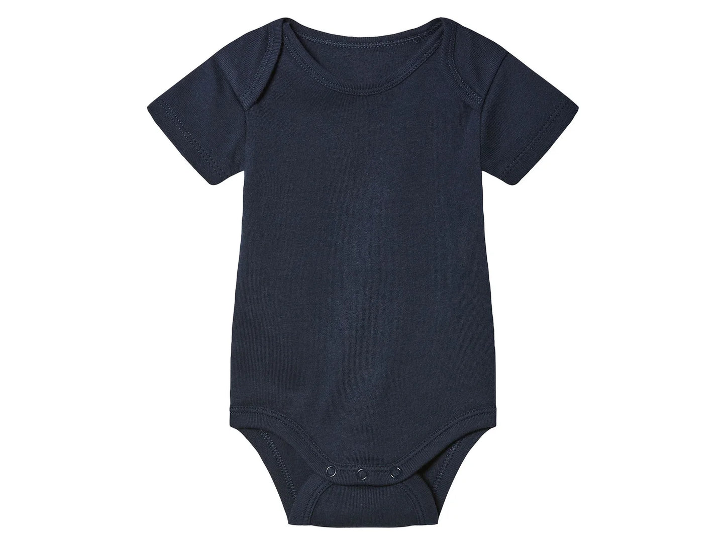 Boys' short-sleeved bodysuit for babies, 2 pieces