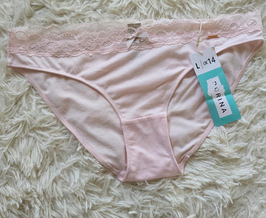 By Dorina Women’s Brief with lace (pink)