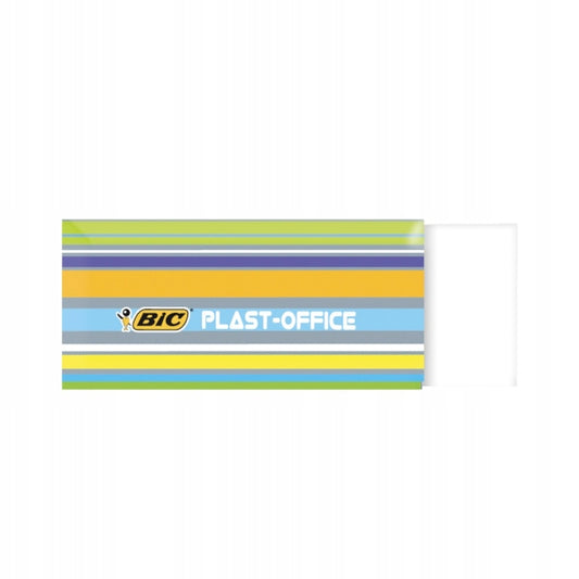 BIC PLAST-OFFICE ERASER FOR SCHOOL, OFFICE set of 2