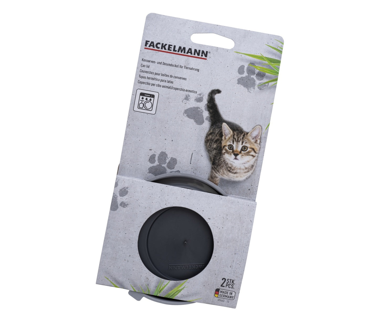 Fackelmann® dog and cat food can closures, 2 pieces