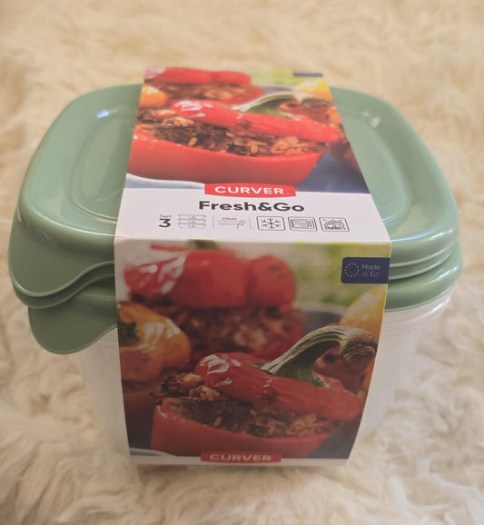 Curver® set of 3 Food Containers (1.2 L)