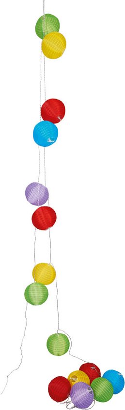 Summer LED Lamp Chain XXL - Colored - 15 Lanterns