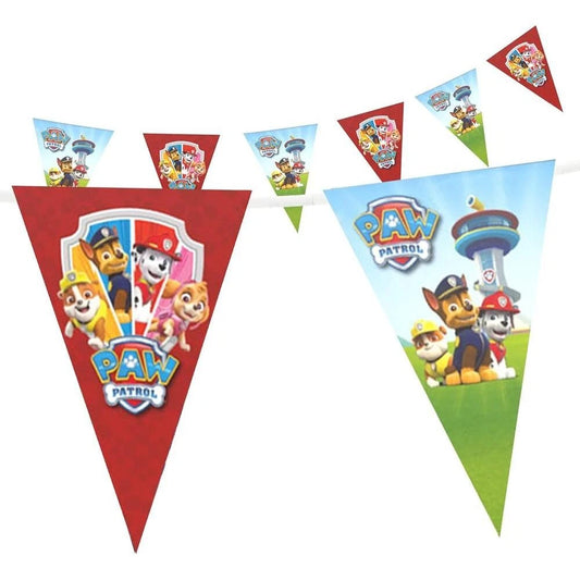 Nickelodeon® Patrol Paw Garland Banner 19 x 28 cm 4-5 m 10 double-sided pennants