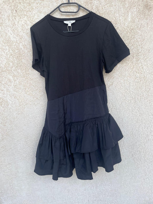 Vero Moda Chic Asymmetrical Ruffle T-Shirt Dress