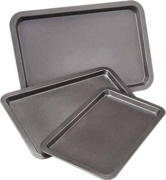 Baking Tray Set, 3 Pieces