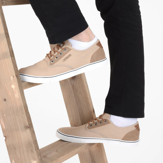 Sneakers BEIGE Men pattern Plain Laces