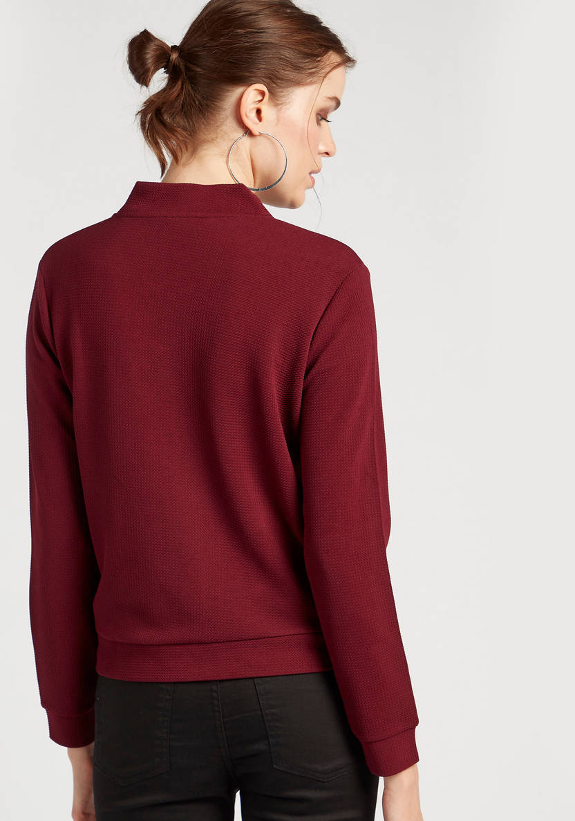 Women’s Textured Zip-up Jacket