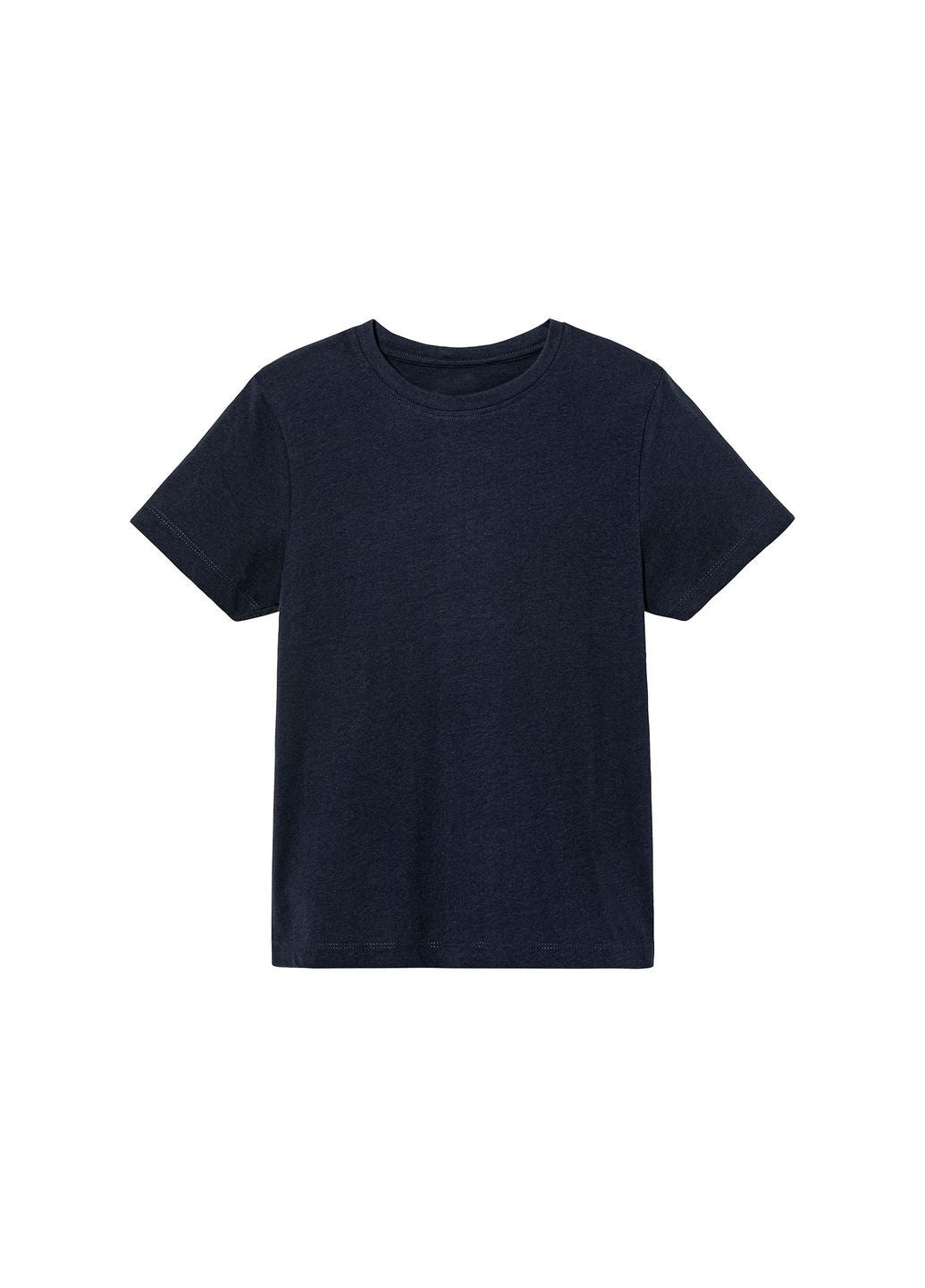 Girls' T-Shirt, 3 Pieces (Black/Navy Blue/Pale Pink)