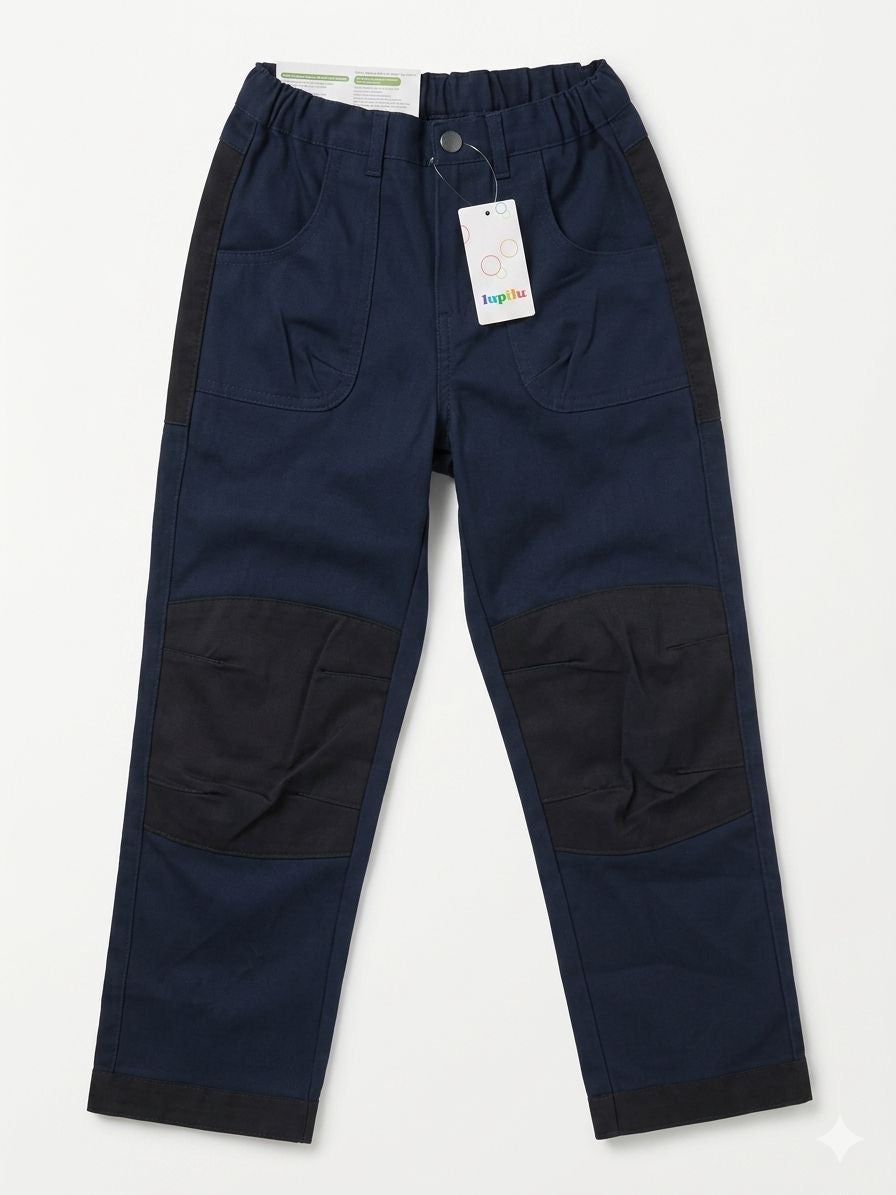 LUPILU Boys Outdoor pants , navy & black